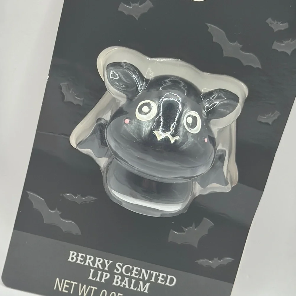 Berry Scented Lip Balm with Bat Design